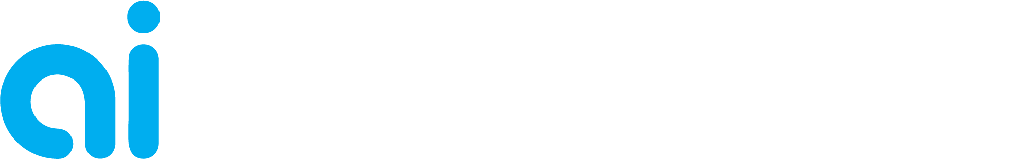 The AI Solution logo - the letters "ai" written in lowercase are blue, and the letters "Solution", written in uppercase are white